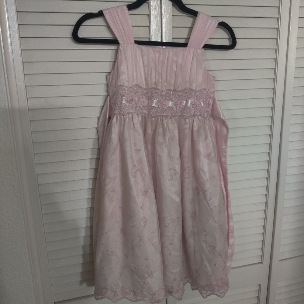 Bonnie Jean girls pink formal dress